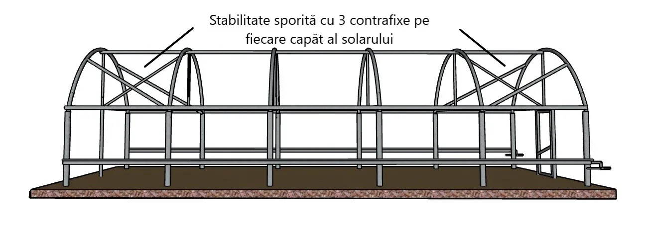 Solar grădină profesional țeavă zincată - imagine 11