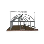 Solar grădină profesional țeavă zincată - imagine 9