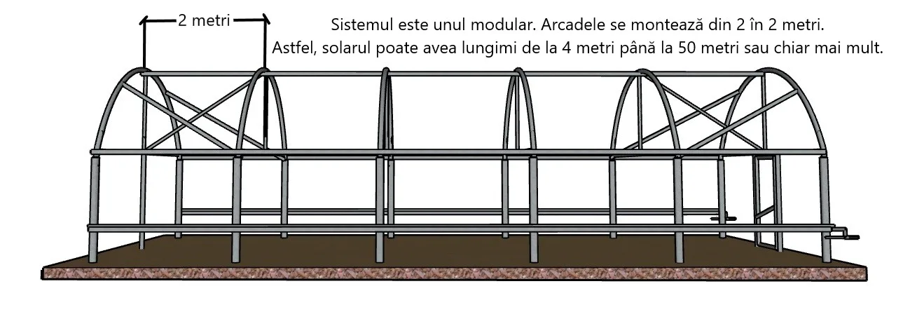 Solar grădină profesional țeavă zincată - imagine 12