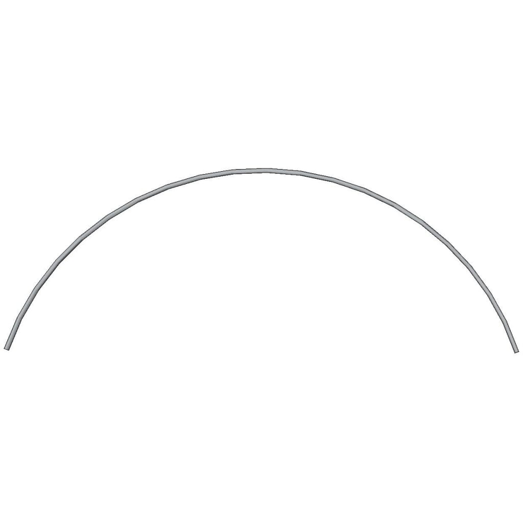 Arcadă semicerc - țeavă neagră